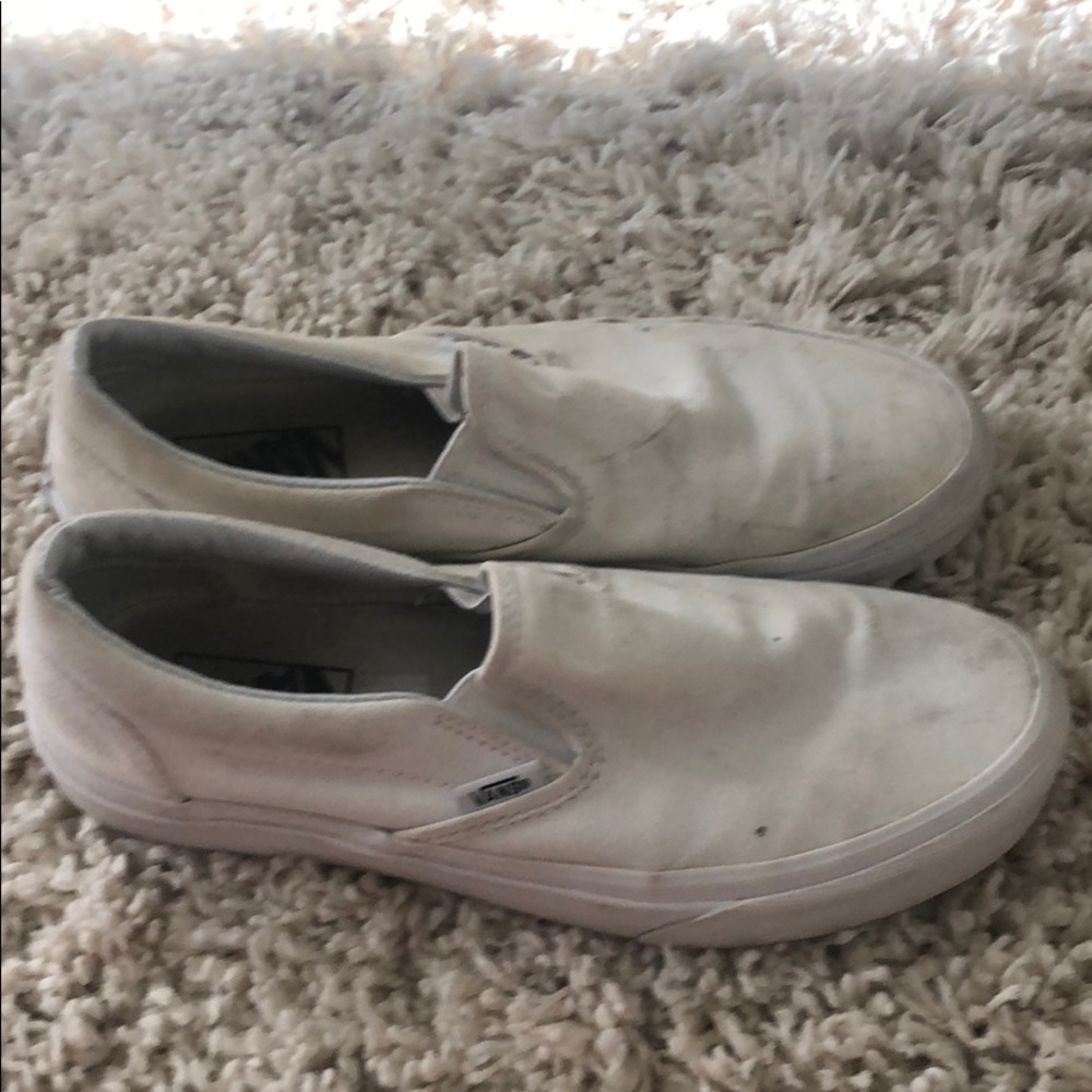 beat up white vans haha